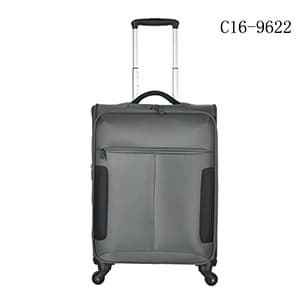 upright good quality polyester trolley case set